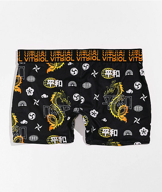 Vitriol Gilly Dragons Boyshort Underwear