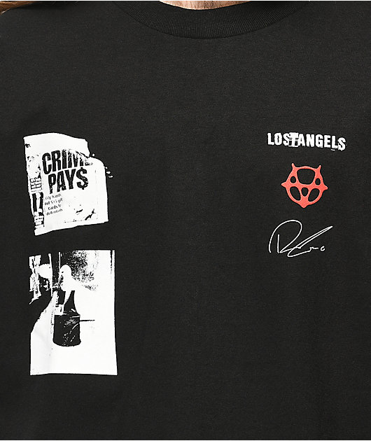 Vitriol x Robert LeBlanc Crime Pays camiseta negra