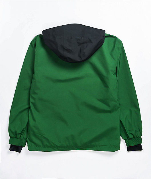 forest green snowboard jacket