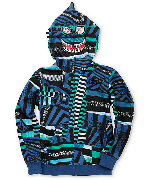 volcom full zip hoodie