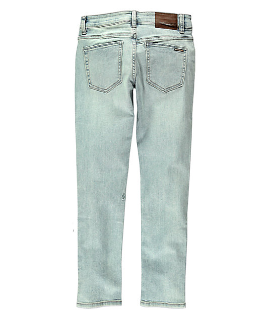 volcom billow jeans light blue