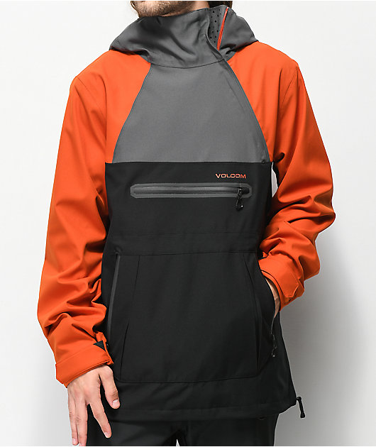 volcom orange jacket