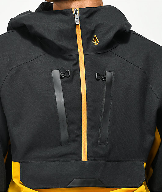 Brighton Gold & Black 15K Anorak Snowboard Jacket