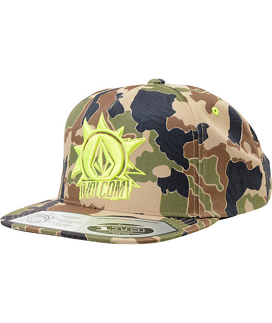 volcom camo hat