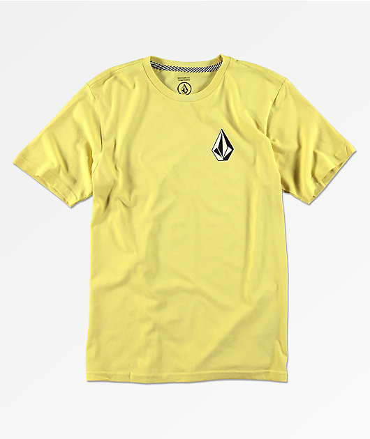 Volcom camiseta amarilla para niños