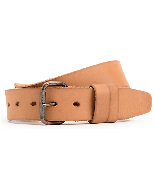 volcom leather belt