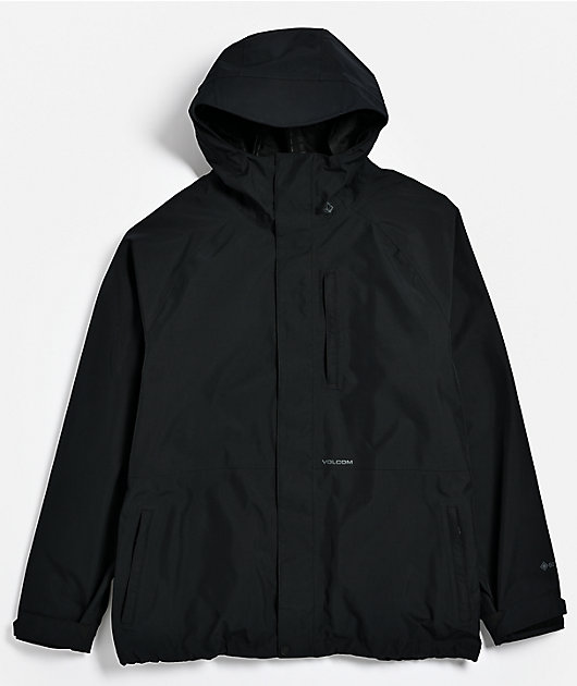 Snowboard Jacket Volcom Wms Aris Ins Gore Black | Snowboard Zezula - View #2