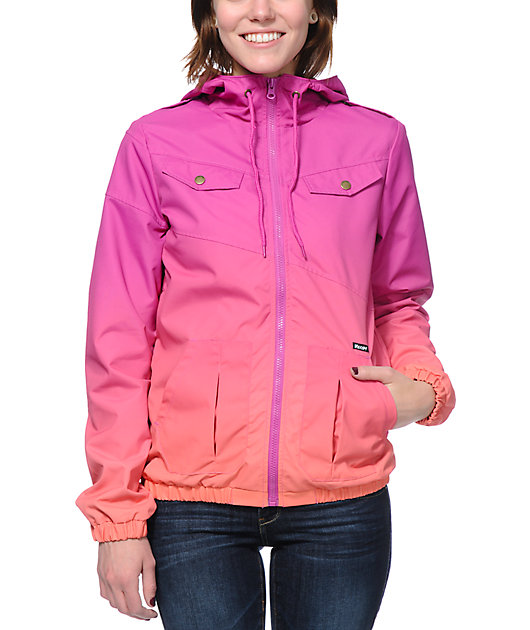 blush pink windbreaker