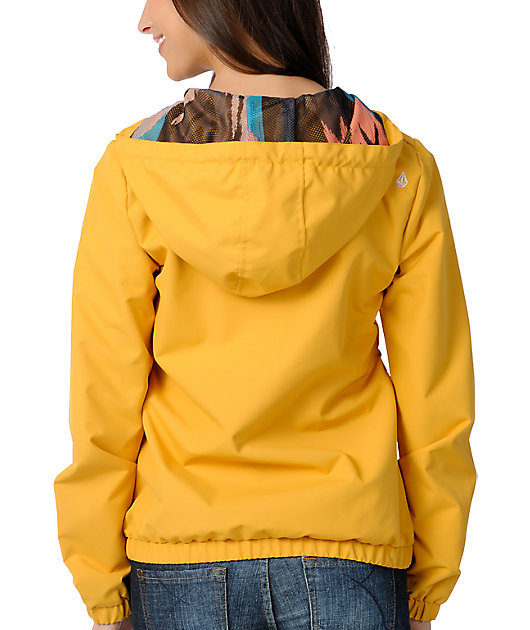 mustard windbreaker