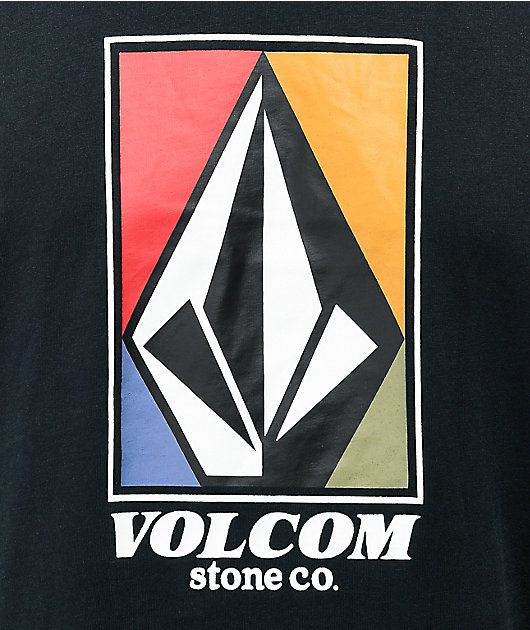 Volcom Four Up Black T-Shirt