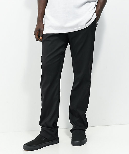 Volcom Frickin Tech Black Chino Pants | Zumiez
