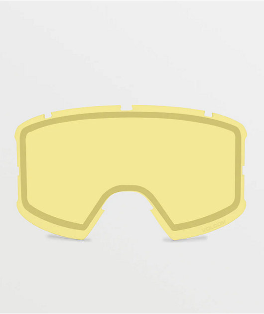 Volcom Garden Military Gold & Red Chrome Snowboard Goggles