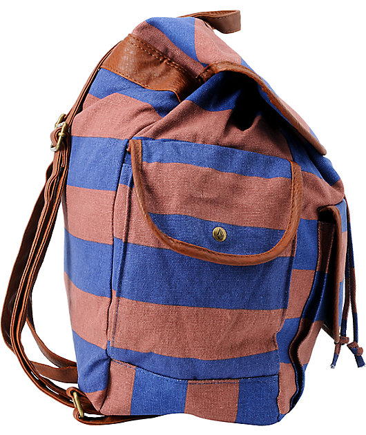 striped rucksack