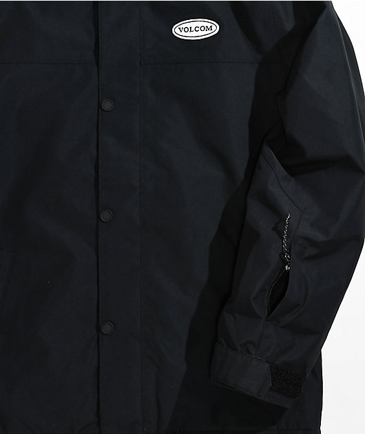 Volcom Kids Stone 91 Black 10K Snowboard Jacket 2023
