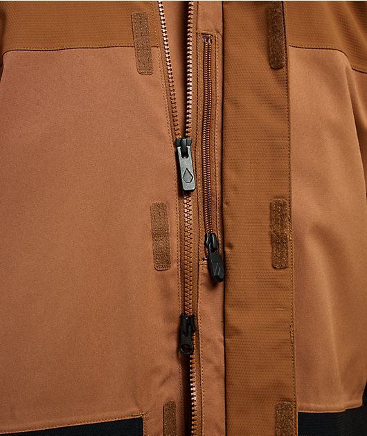 Volcom Kleveland Brown 15K Snowboard Jacket