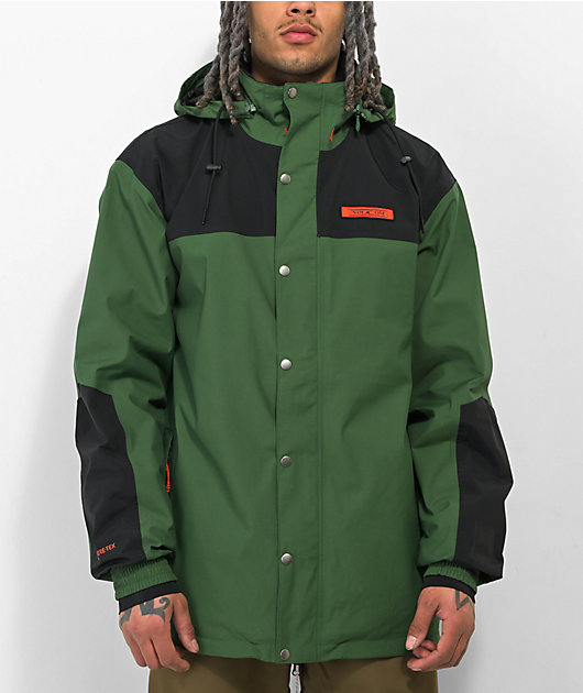 Volcom Longo Dark Green Gore-Tex Anorak Snowboard Jacket | Zumiez