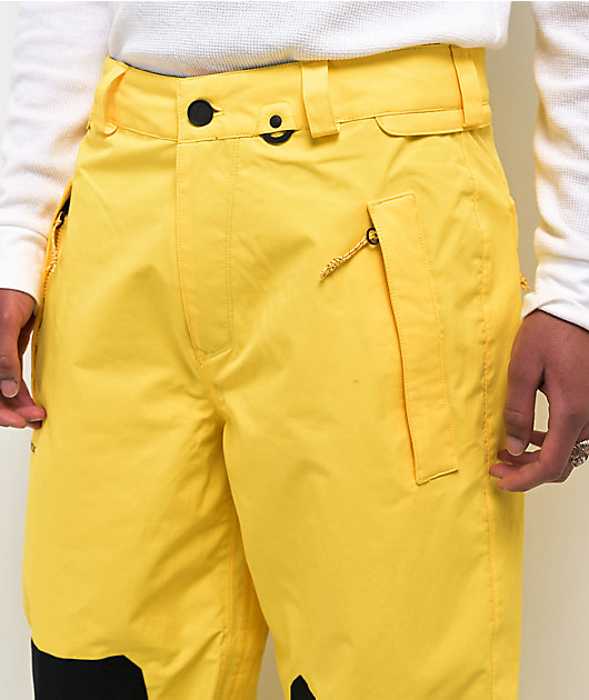 VOLCOM GORE-TEX スノーボードパンツ イエロー　S VOLCOM GORE-TEX スノーボードパンツ イエロー S Mens L Gore