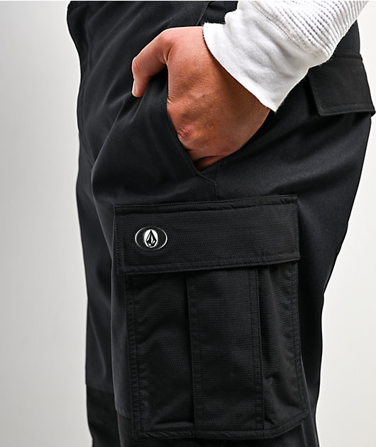 Volcom NWRK Black 15K Baggy Snowboard Pants | Zumiez