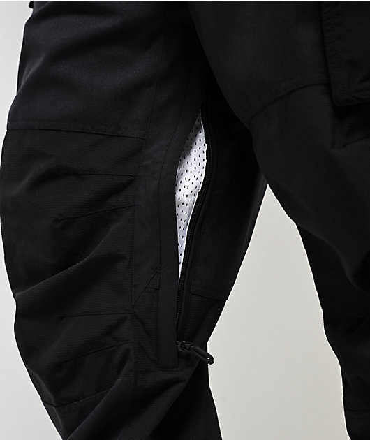 Volcom NWRK Black 15K Baggy Snowboard Pants | Zumiez