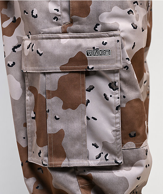 Volcom NWRK Camo 15K Baggy Snowboard Pants