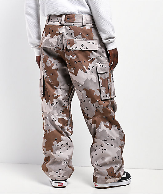 Volcom NWRK Camo 15K Baggy Snowboard Pants | Zumiez