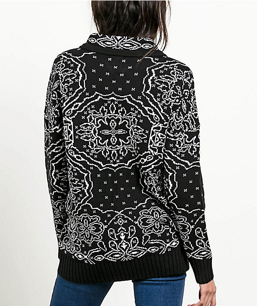 volcom black sweater