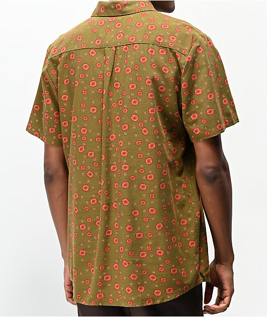 volcom button up short sleeve