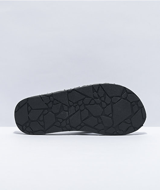 Volcom Recliner Black & White Sandals