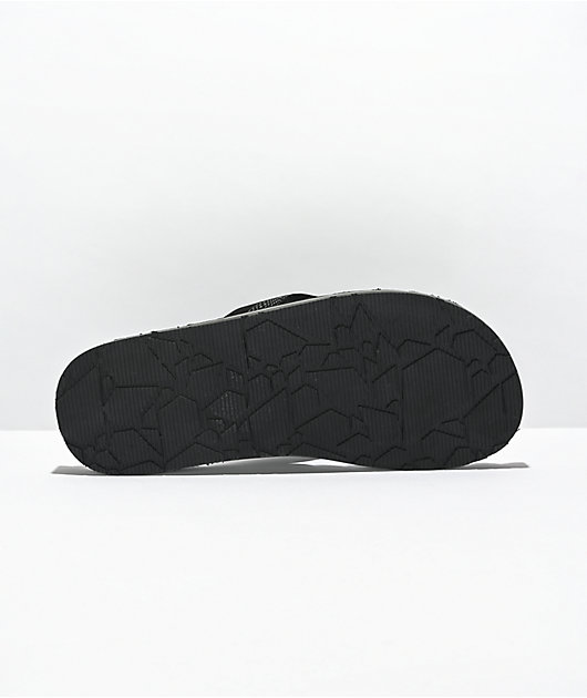 Volcom Recliner Black & White Sandals