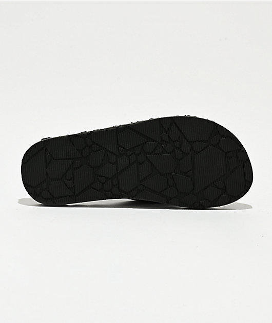 Volcom Recliner Black Sandals