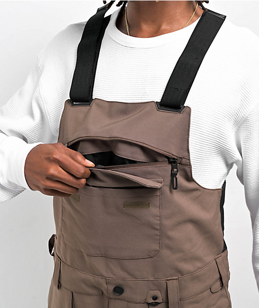 Volcom Roan Teak 15K Snowboard Bib Pants | Zumiez