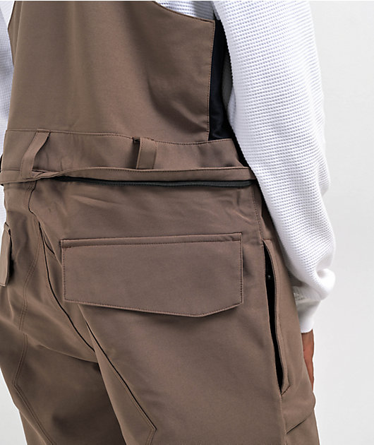 Volcom Roan Teak 15K Snowboard Bib Pants | Zumiez