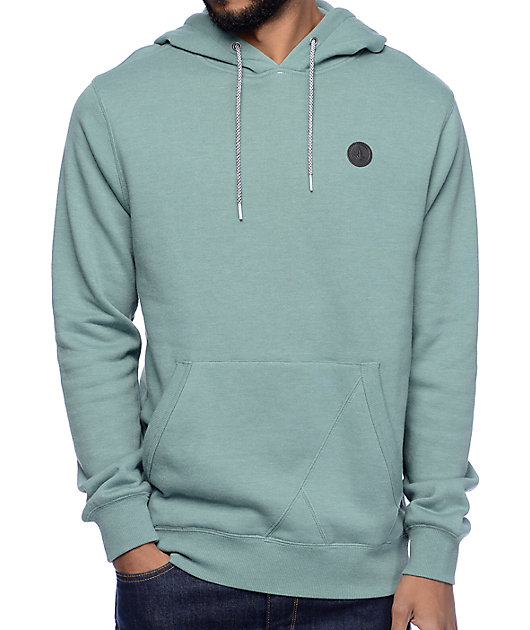 volcom green hoodie