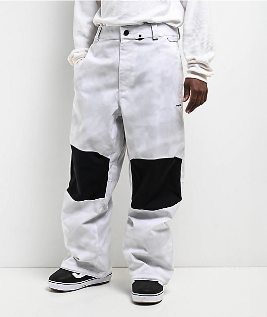 Volcom Snow Billow White Camo 10k Snowboard Pants | Zumiez