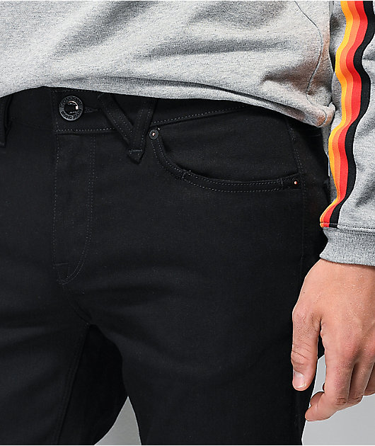 Volcom Solver Black Denim Jeans