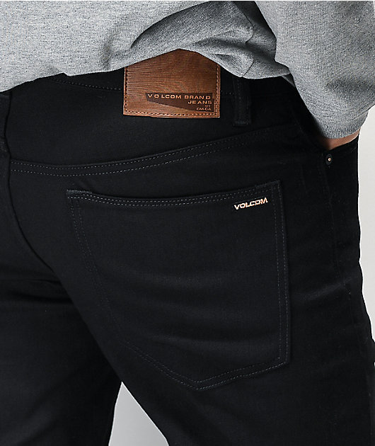 Volcom Solver Black Denim Jeans