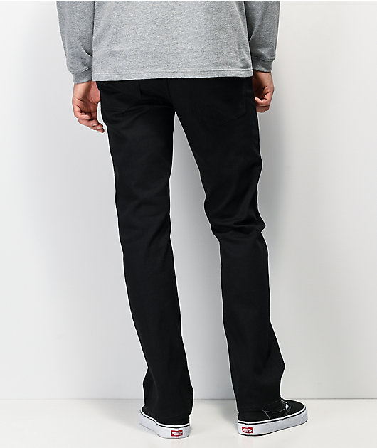 Volcom Solver Black Denim Jeans