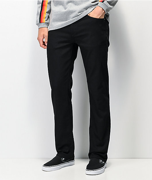Volcom Solver Black Denim Jeans