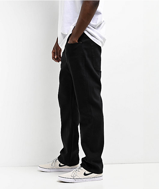 Volcom Solver Black Out Denim Jeans | Zumiez