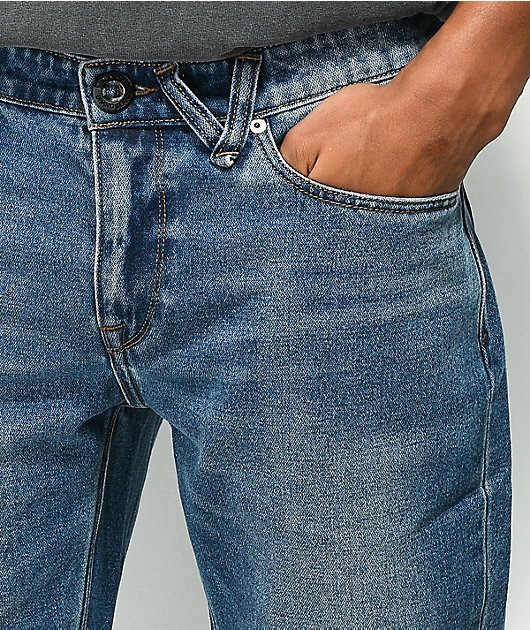Volcom Solver Broken Blue Denim Jeans