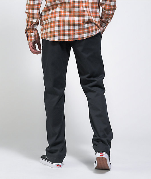 Volcom Solver Slim Fit Black Denim Jeans