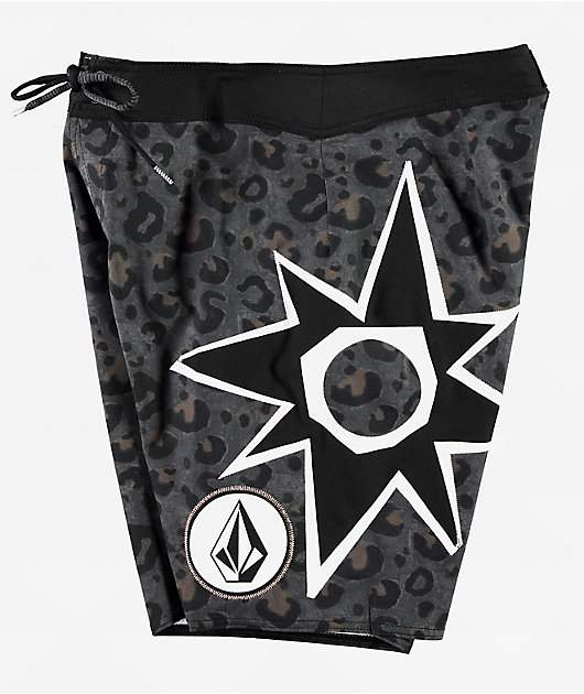 Volcom St4r G4zer Asphalt Black Board Shorts