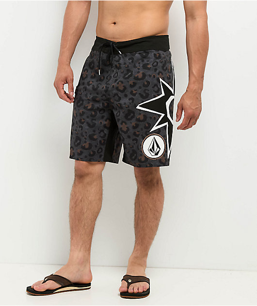 Volcom St4r G4zer Asphalt Black Board Shorts | Zumiez
