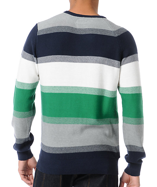 volcom striped sweater