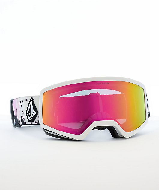 Volcom Stoney Snowcone & Pink Chrome Snowboard Goggles