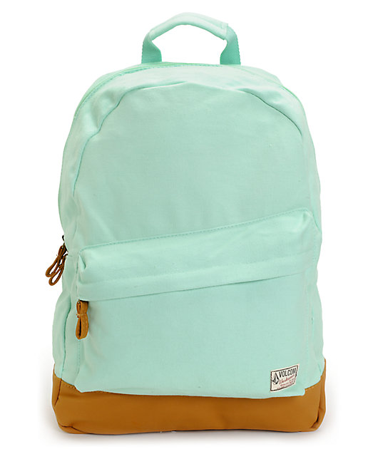 mint color backpack