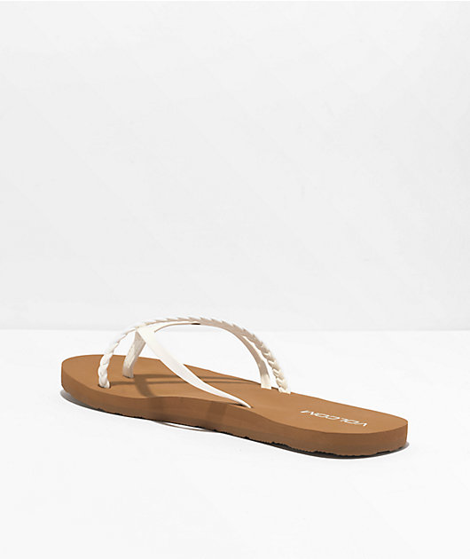 Volcom Thrills II White Sandals