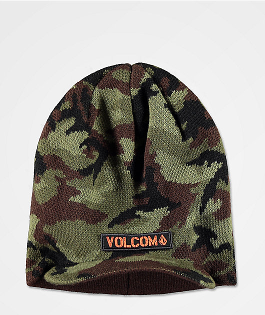 volcom beanie with visor