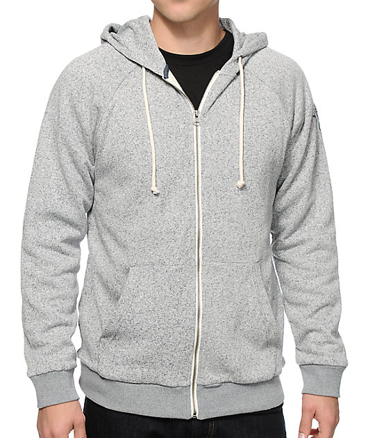 thermal zip hoodie