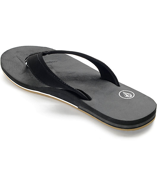 Moda Volcom Victor Ojotas en Azul Gris Calzado de hombre Sandalias y  chanclas